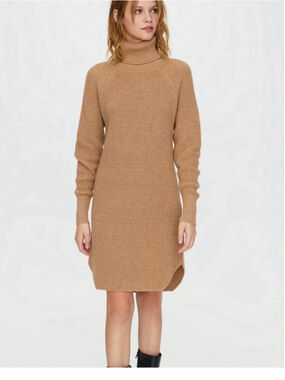 Wilfred Free Bianca Dress Long Sleeve Knit Merino Wool Turtleneck Size XS
